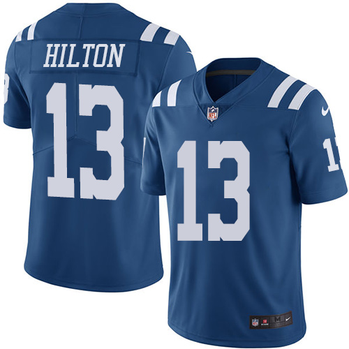 Indianapolis Colts #13 Limited T.Y. Hilton Royal Blue Nike NFL Men JerseyVapor Untouchable jerseys